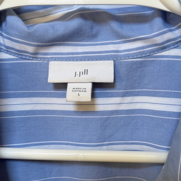 J. Jill Blue Striped Tunic Top - Picture 3 of 7